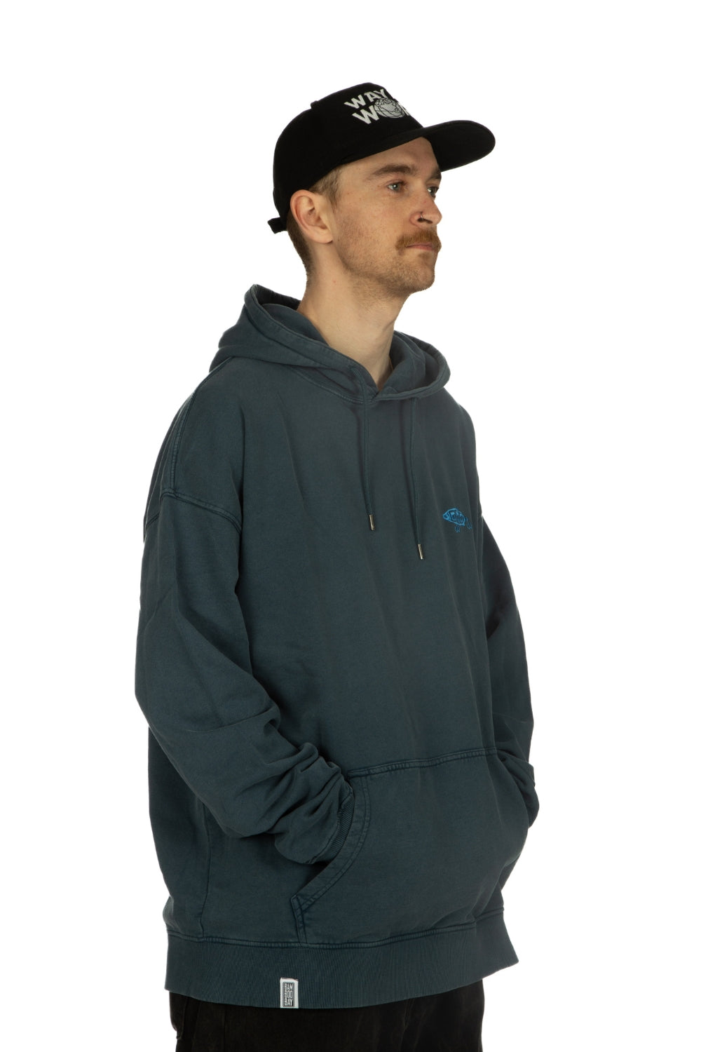 BamBooBay Lure Metal Hoody Stone Wash Denim