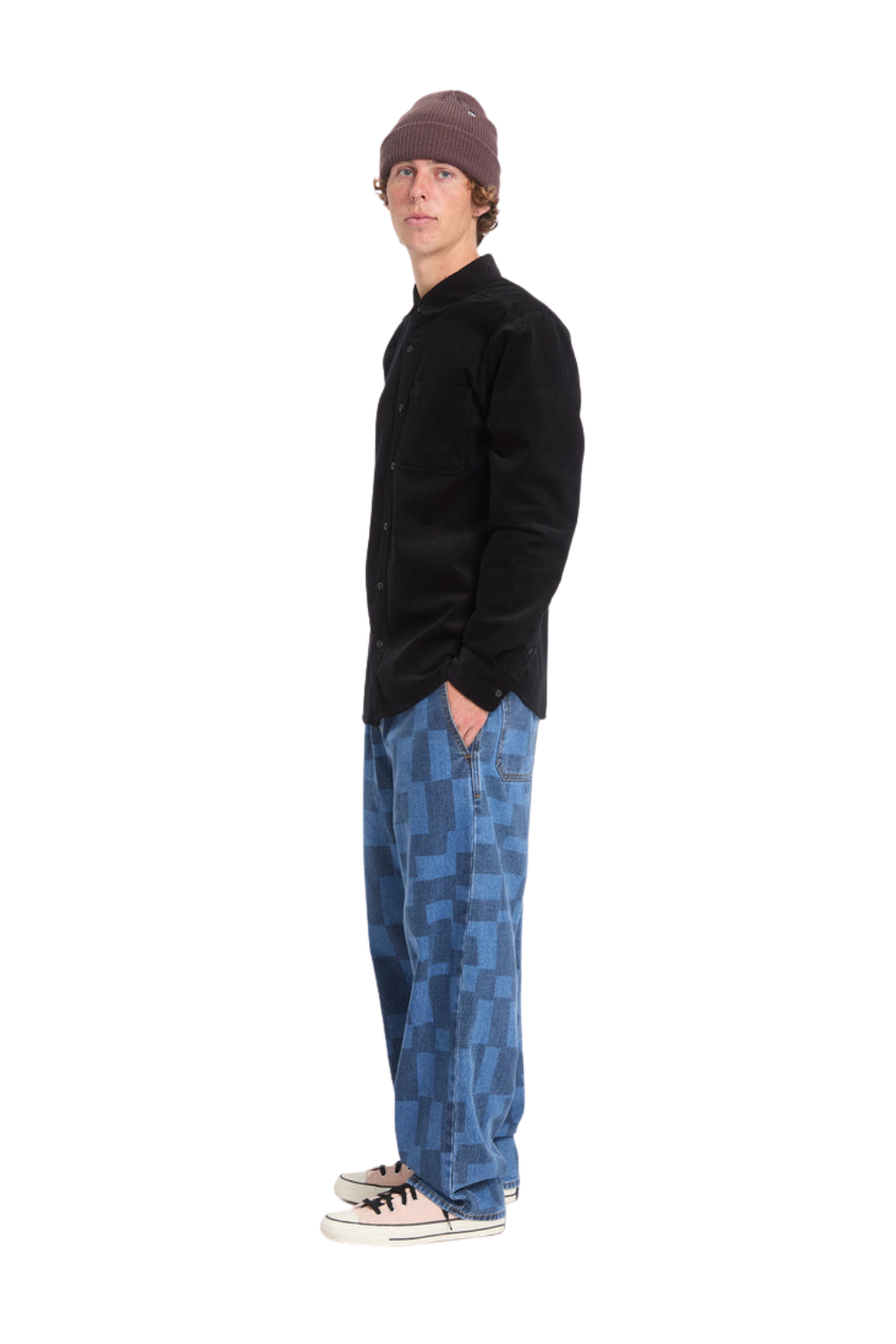 Volcom Full Stone Beanie Raisin