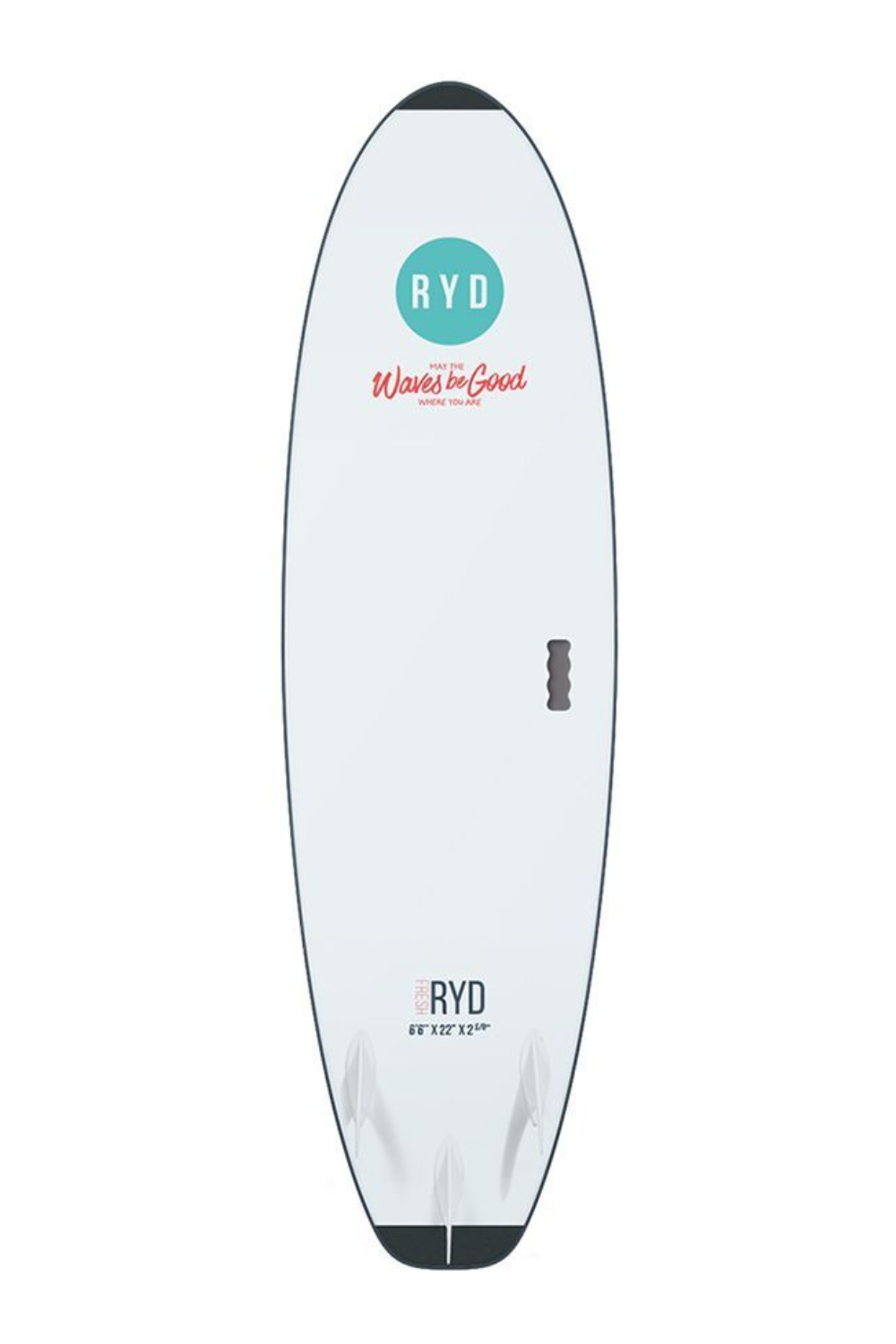 RYD Fresh Soft Top Surfboard Deep Blue