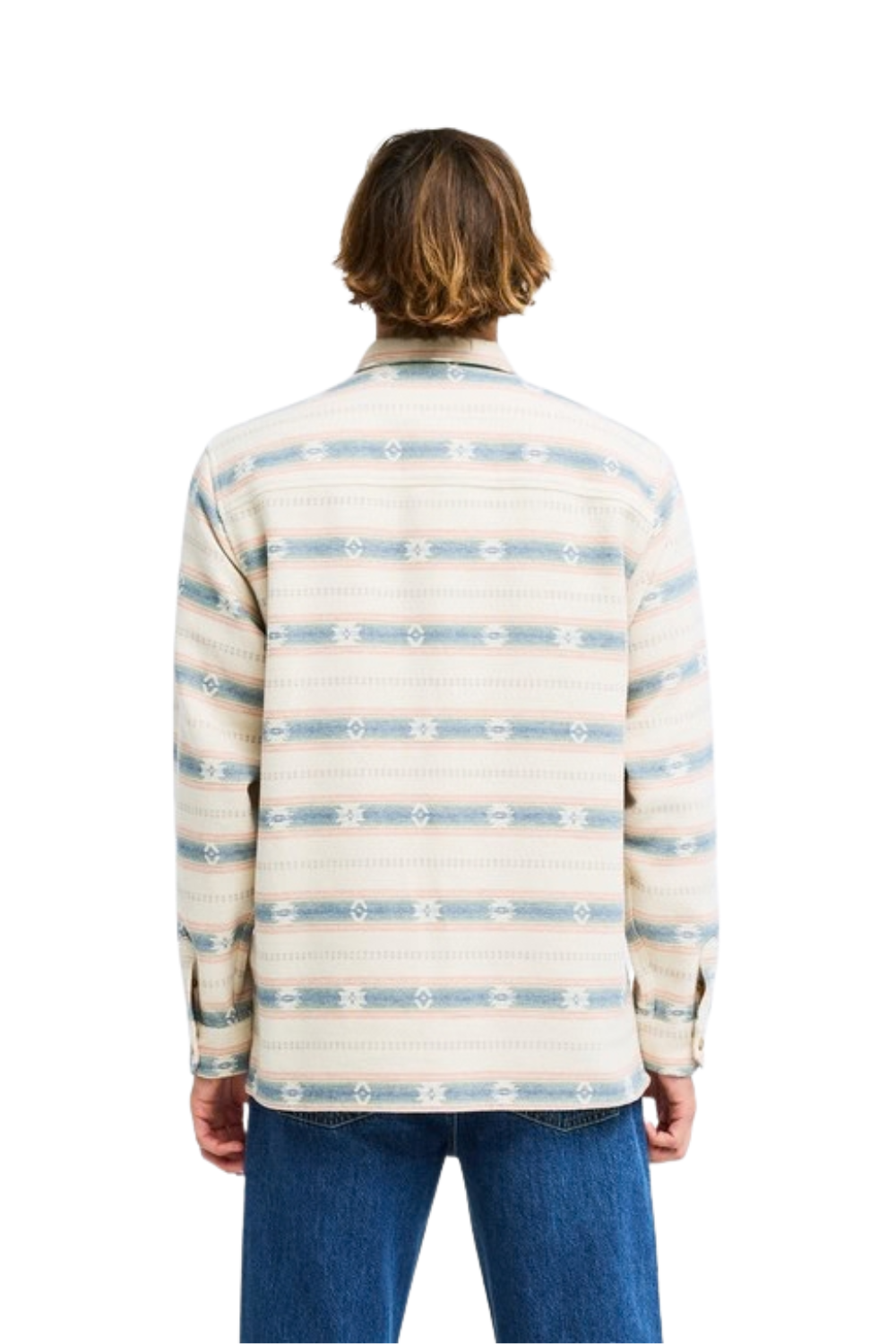 Billabong Offshore Jacquard Mens Flannel Shirt Oatmeal