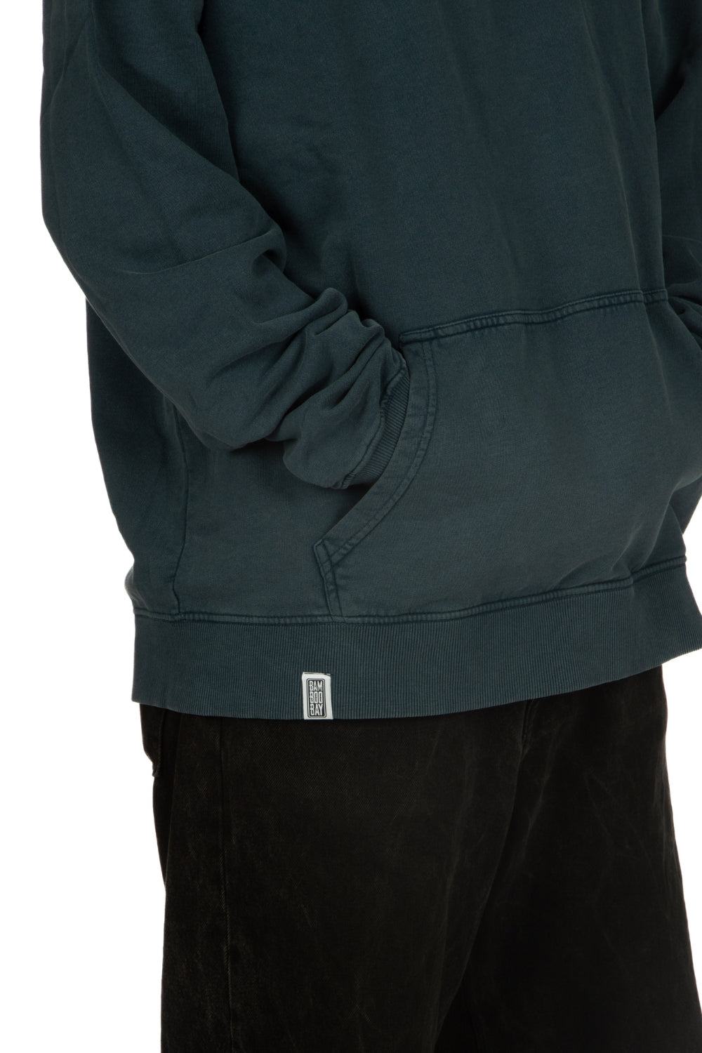 BamBooBay Lure Metal Hoody Stone Wash Denim