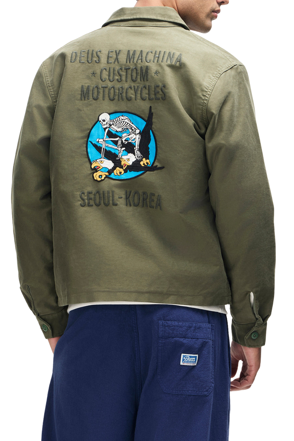 Deus Fugazi Souvenir Mens Jacket Pine Green