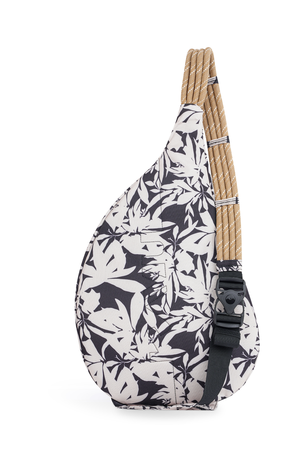 Kavu Rope Sling Bag Black/White Fronds