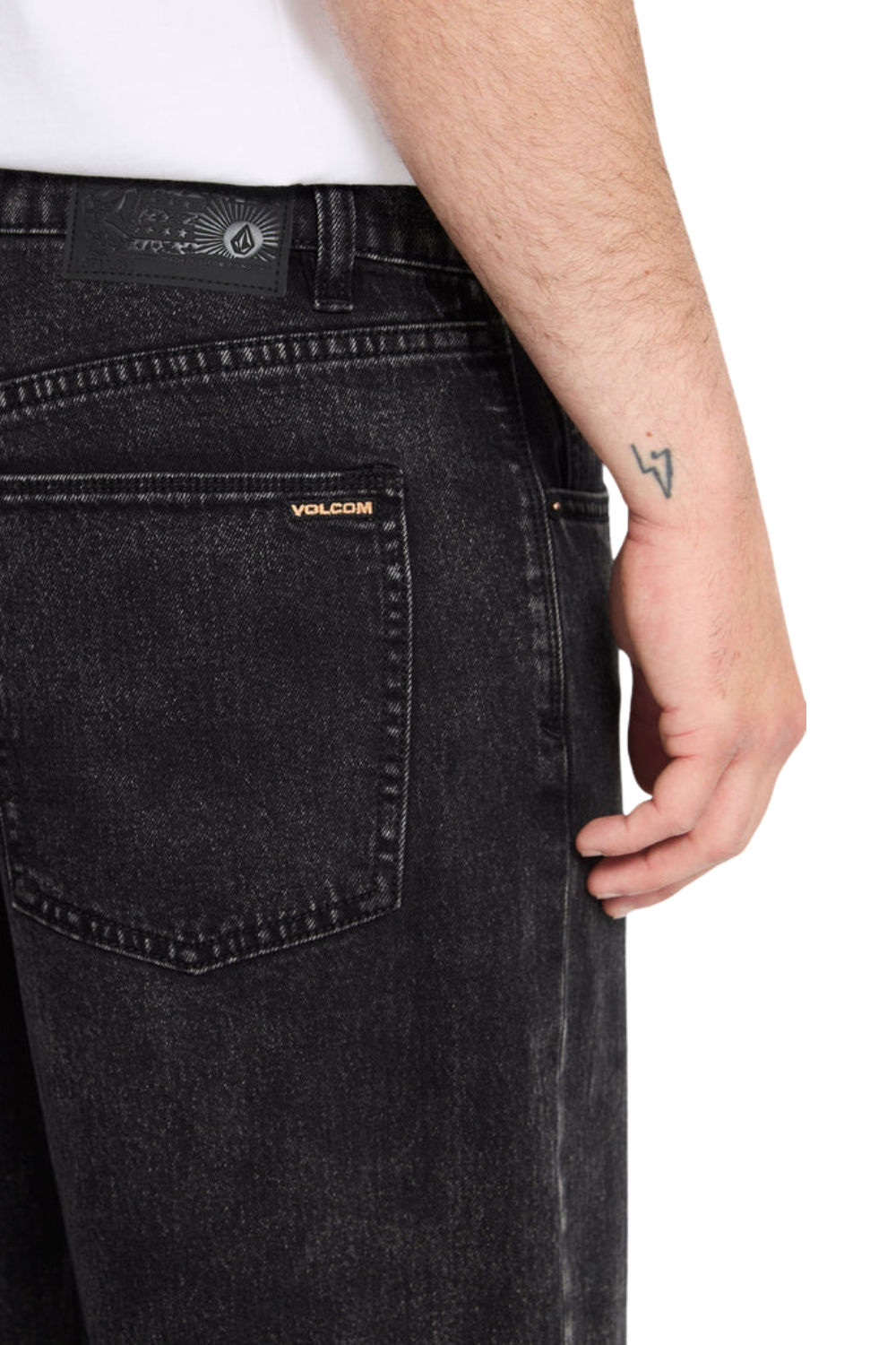 Volcom Fivedown Mens Jeans Blackity Black