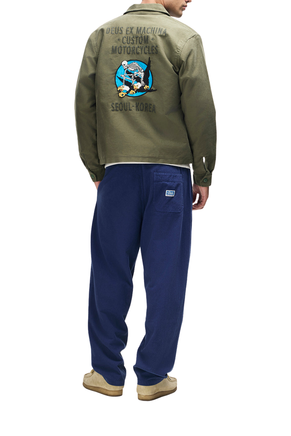 Deus Fugazi Souvenir Mens Jacket Pine Green