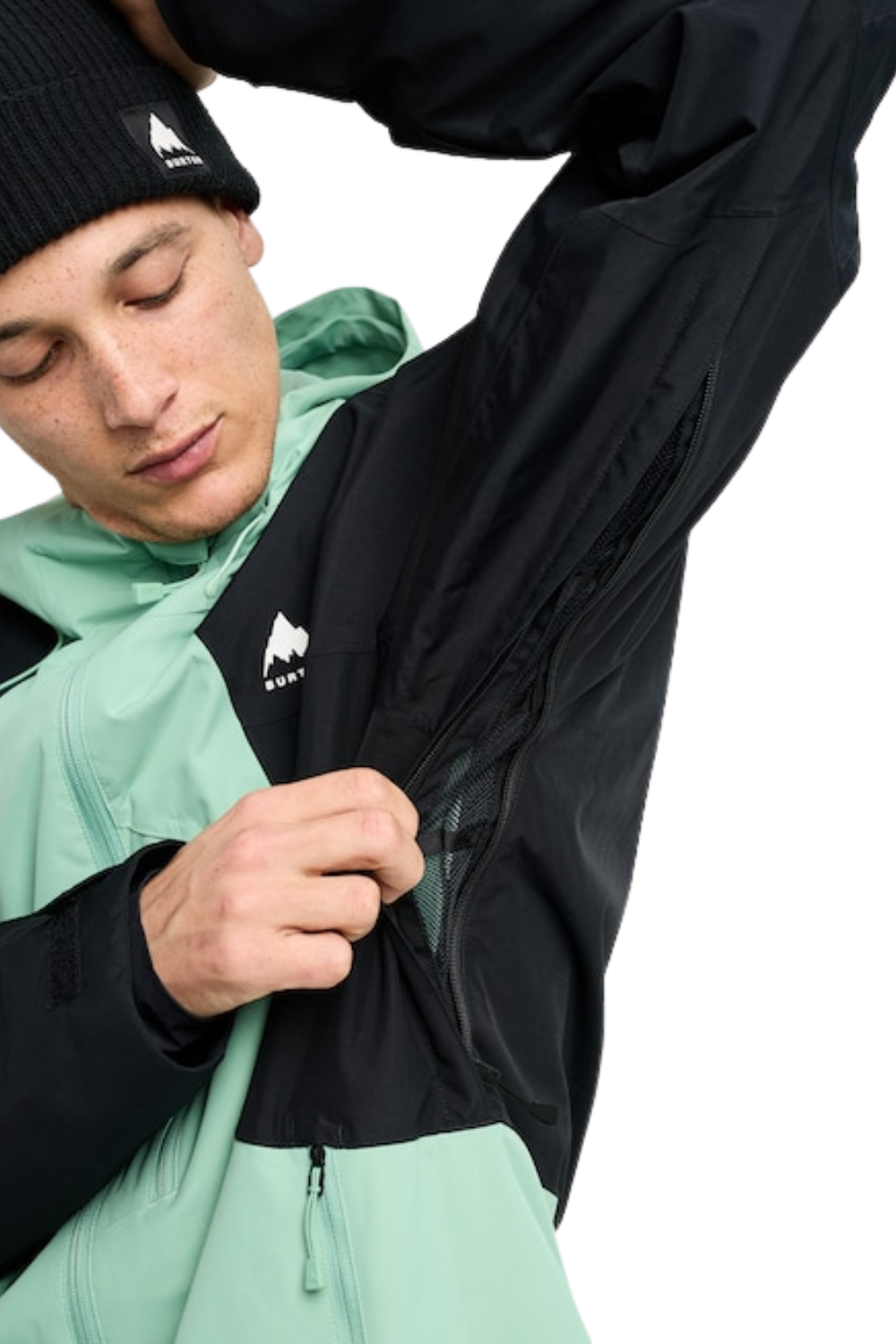 Burton Mens Reserve 2L Snow Shell Jacket Soft Sage/True Black