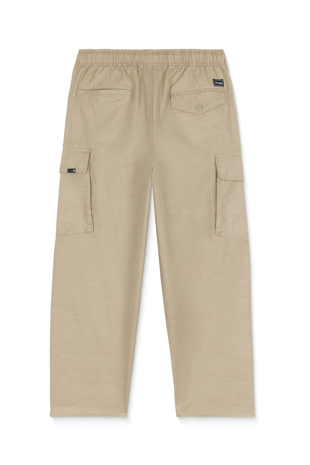 Volcom Billow Tapered Elasticated Waist Cargo Trousers Khaki
