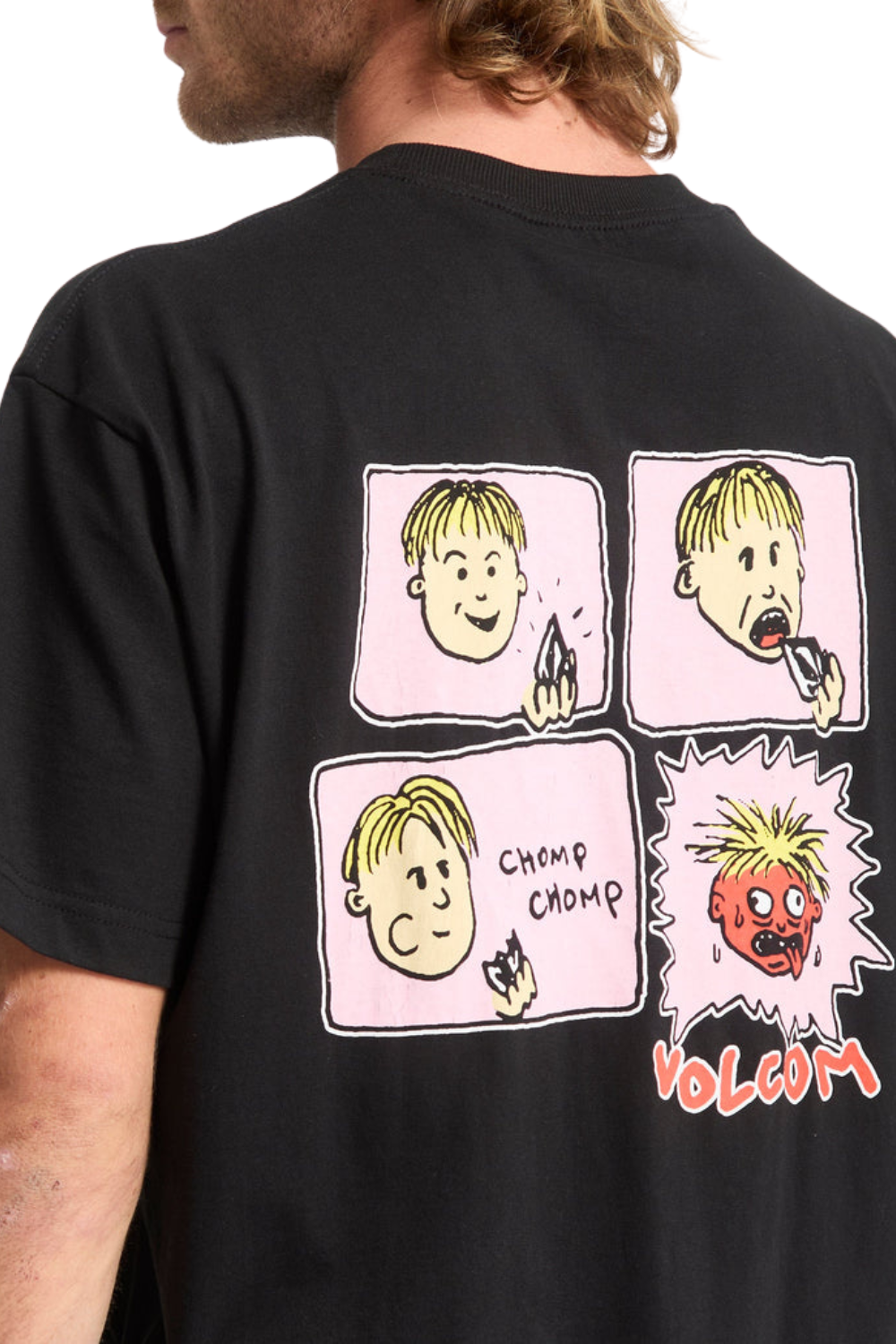Volcom Chomp Chomp Short Sleeve T-Shirt Black