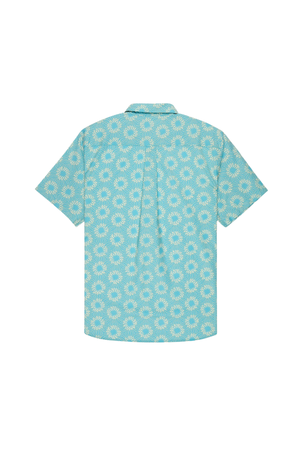 Quiksilver Apero Classic Mens Short Sleeve Shirt Aqua Ocean Mayhem 32
