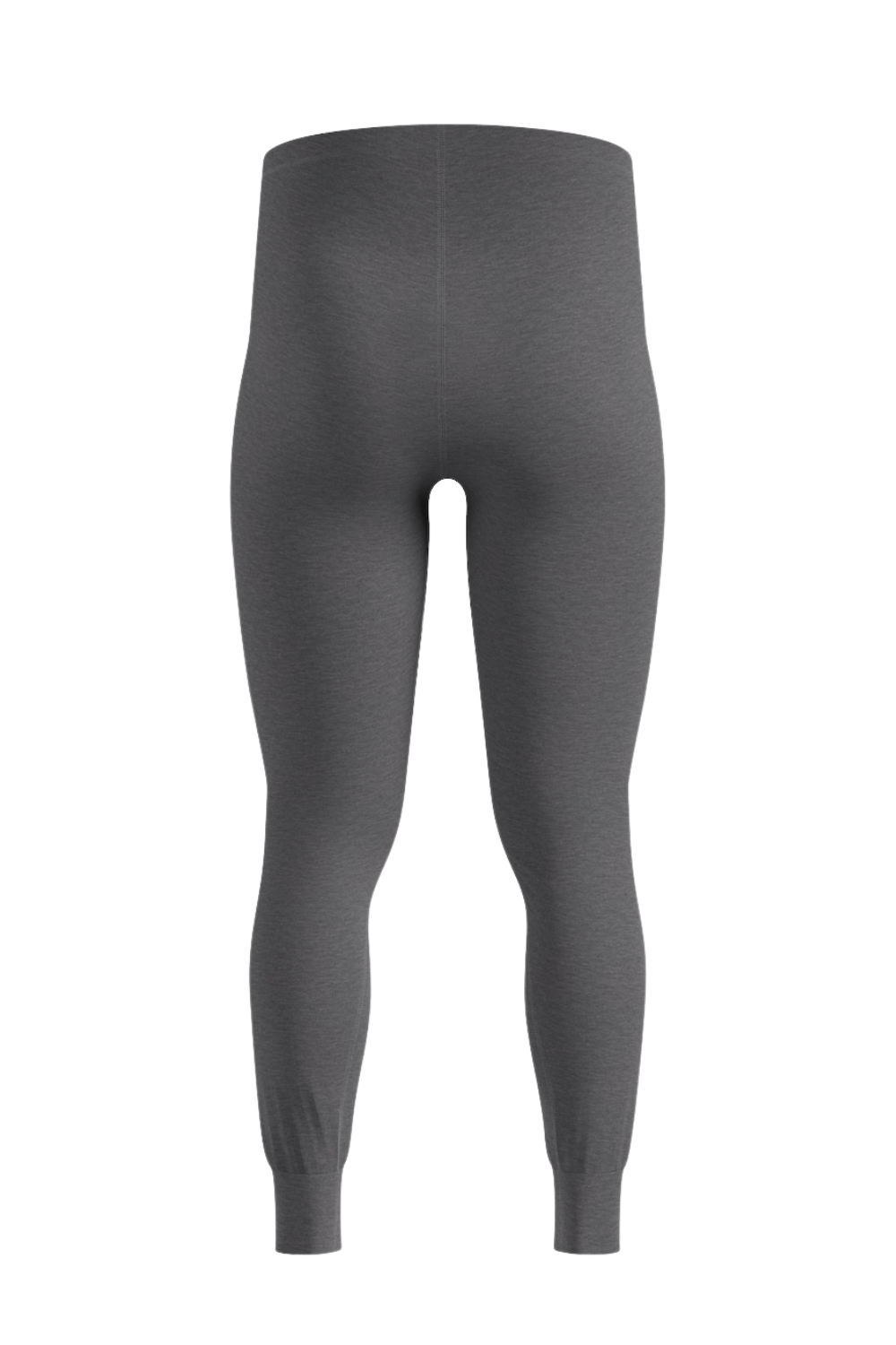 Odlo Active Warm Mens Base Layer Pants Steel Grey Melange