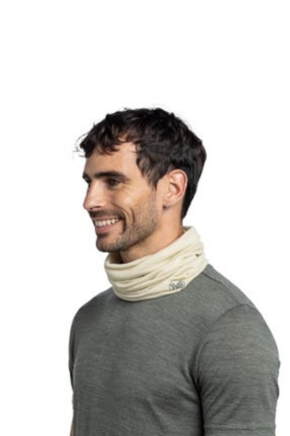 Buff Merino Lightweight Neckwear Solid Pistachio