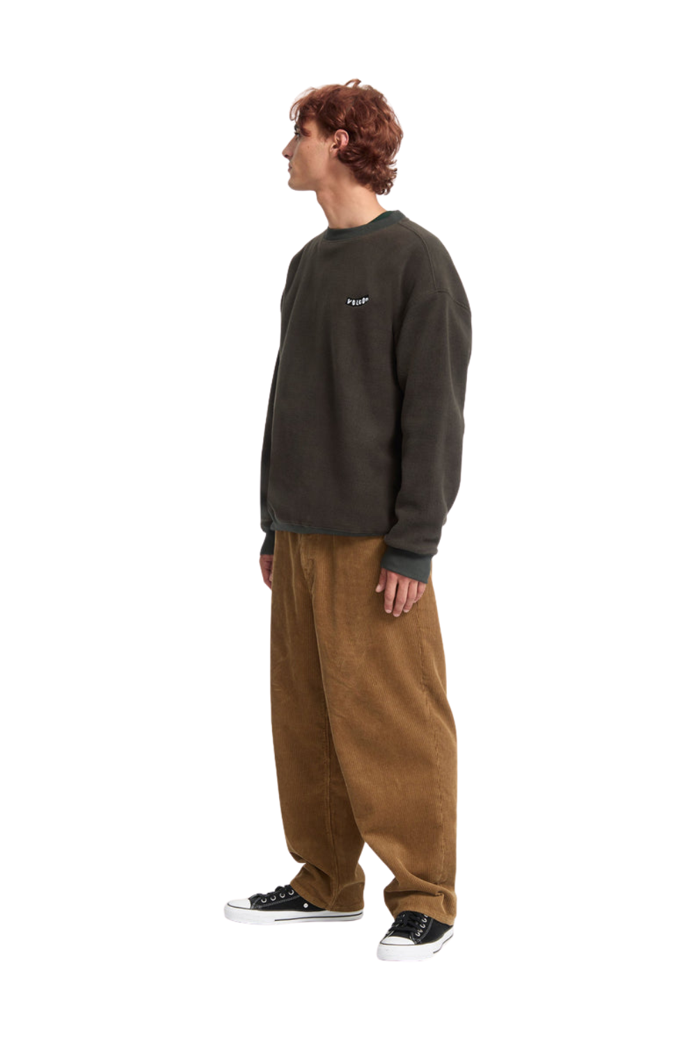 Volcom Too Kool Sweatshirt Rinsed Black