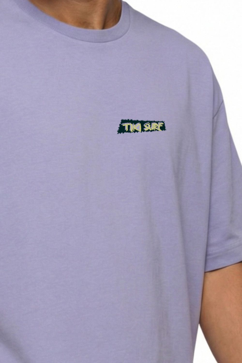 Tiki Carver Mens T-Shirt Violet