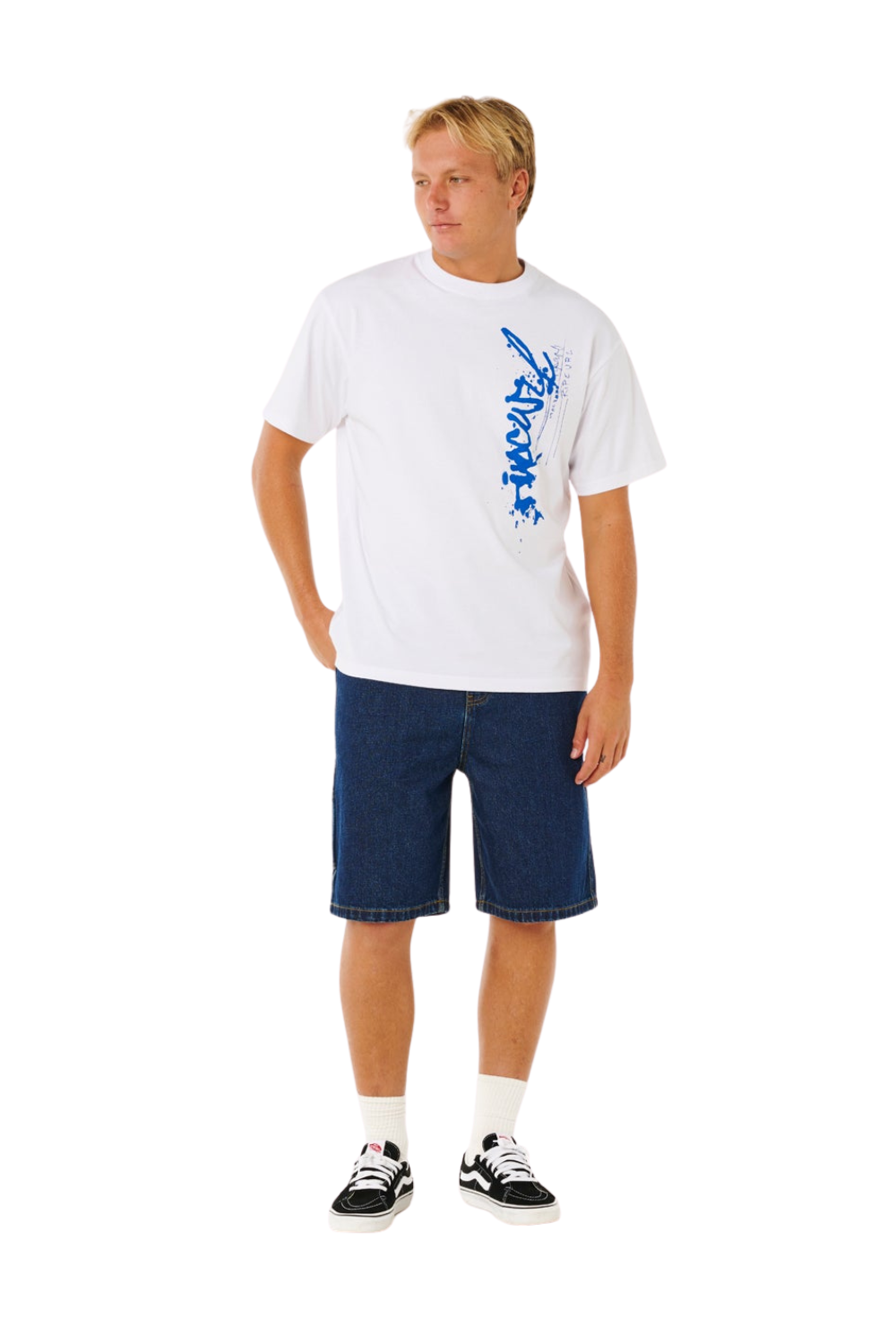 Rip Curl Nu Dose Mens Denim Walk Shorts True Indigo