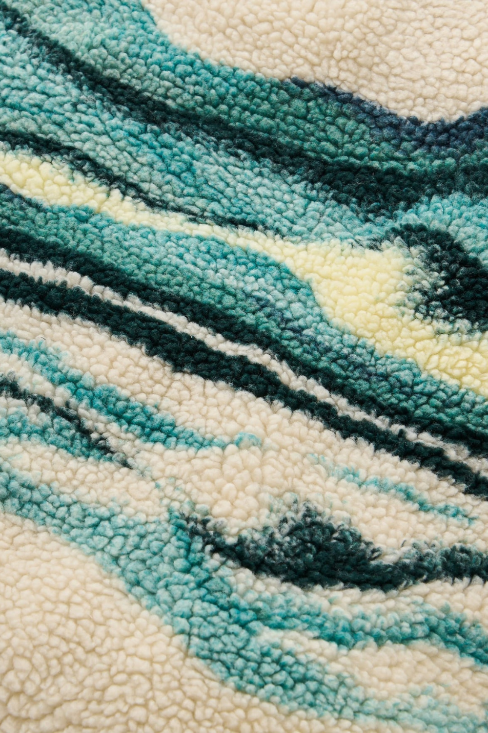 Passenger Offroad Recycled Sherpa Mens 1/2 Zip Fleece Reflection Birch