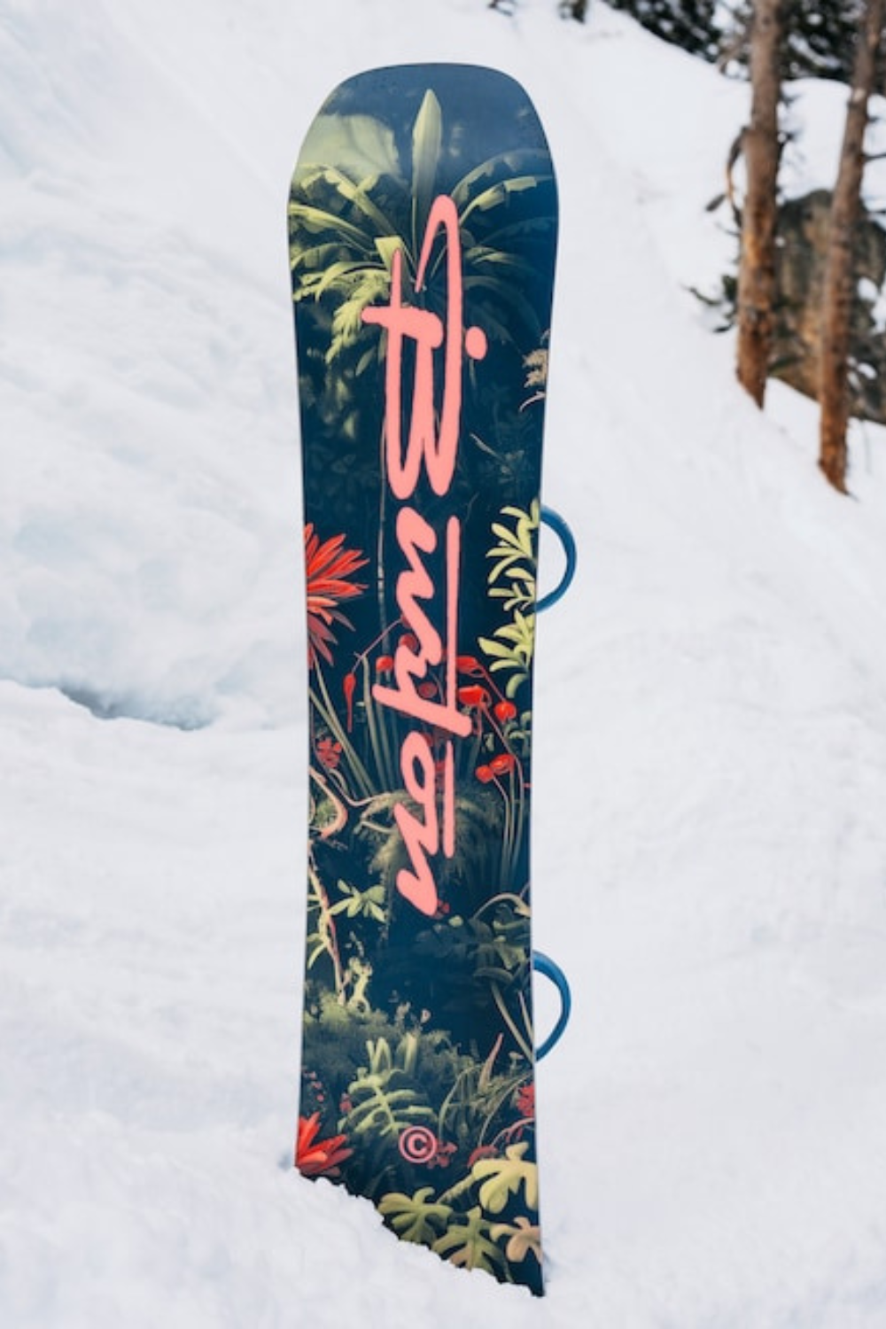 Burton Mens Custom Camber Snowboard Jungle