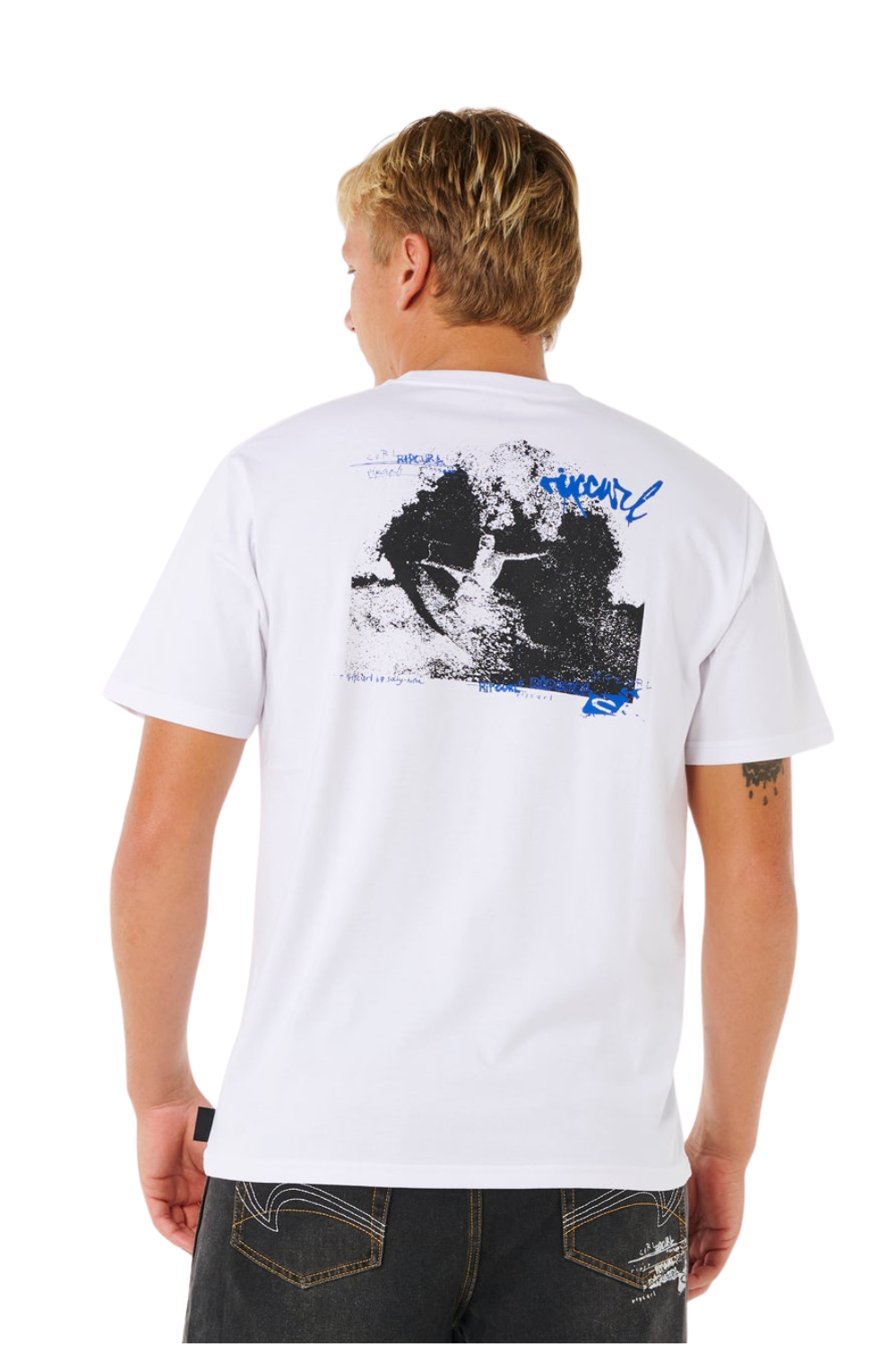 Rip Curl Inner Visions Hack Mens T-Shirt White