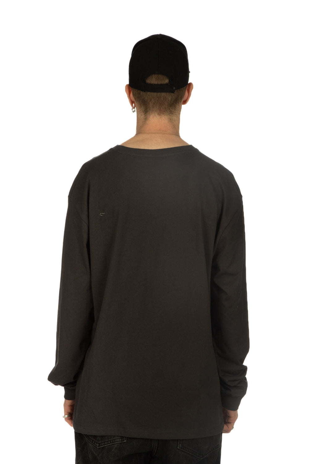 BamBooBay Merlin Long Sleeve T-Shirt Faded Olive Black