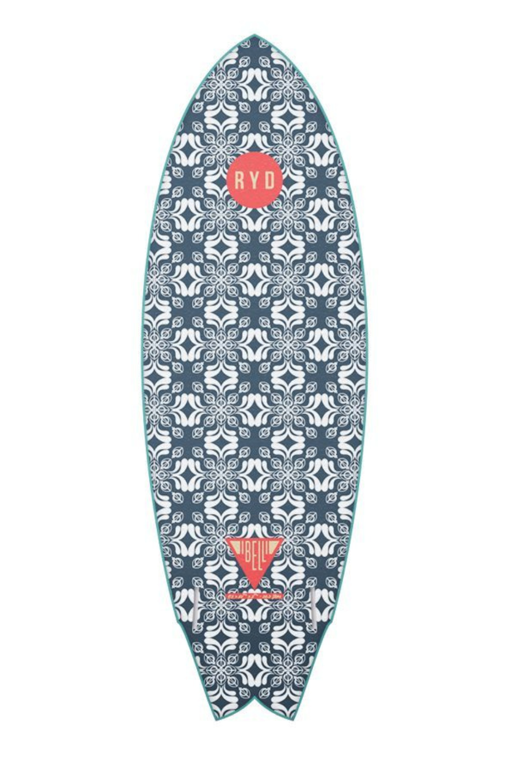 RYD First Time Soft Top Surfboard Aqua