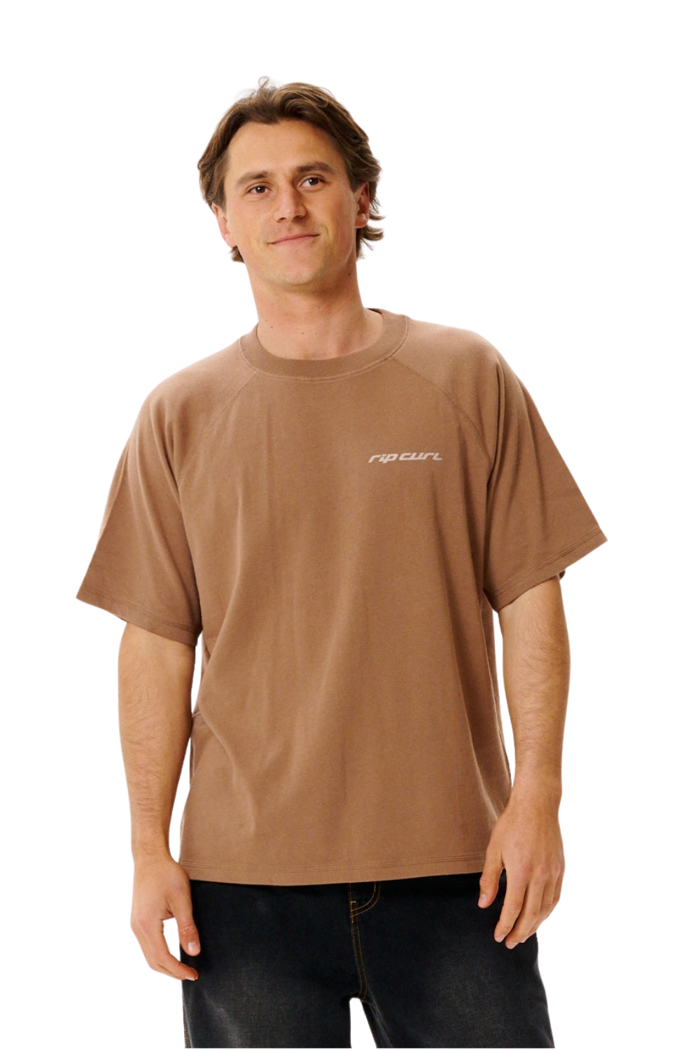 Rip Curl Inner Visions Flogged Mens T-Shirt Mocha