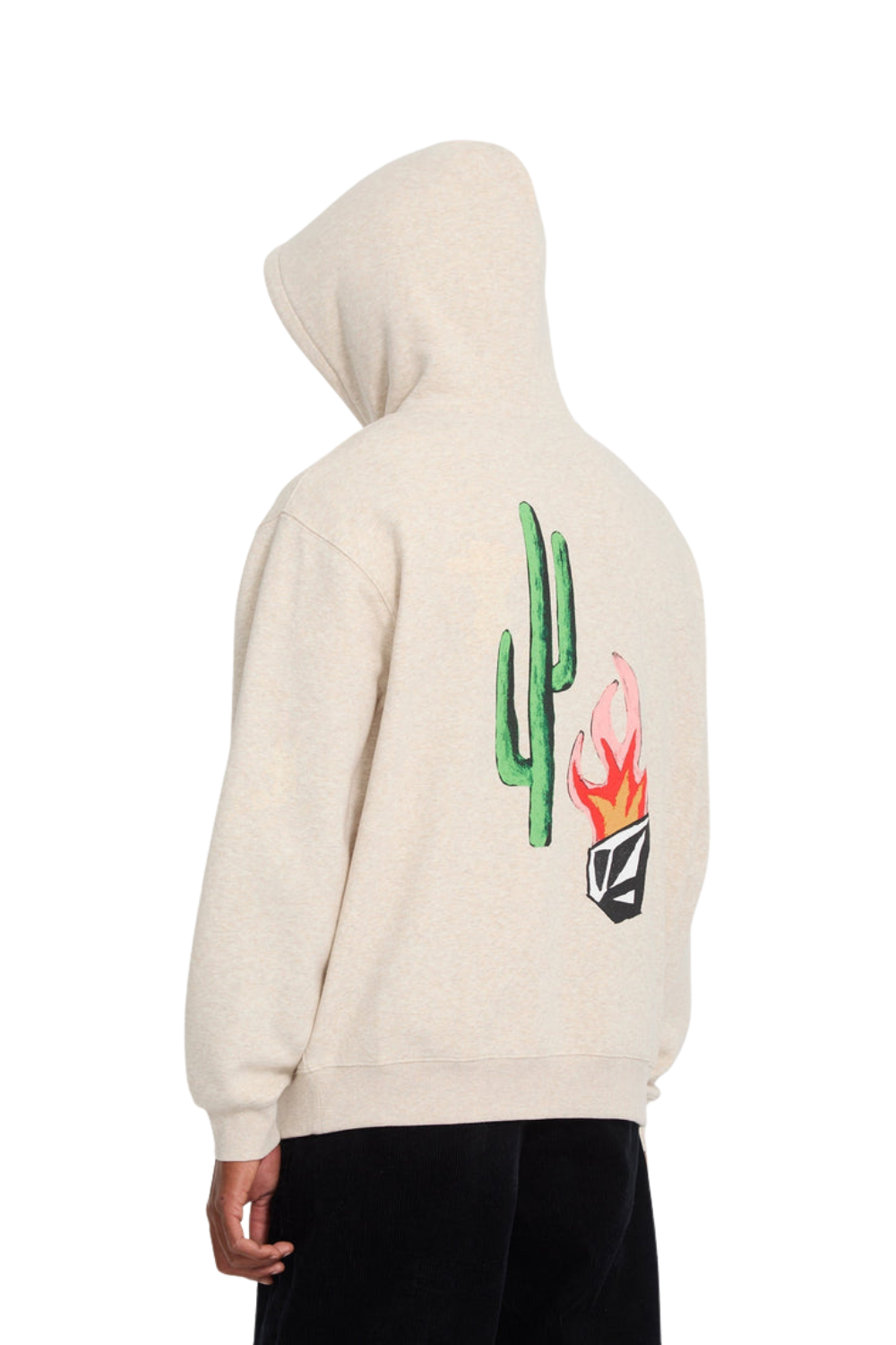 Volcom Mickey Mason Mens Hoodie Dust Heather