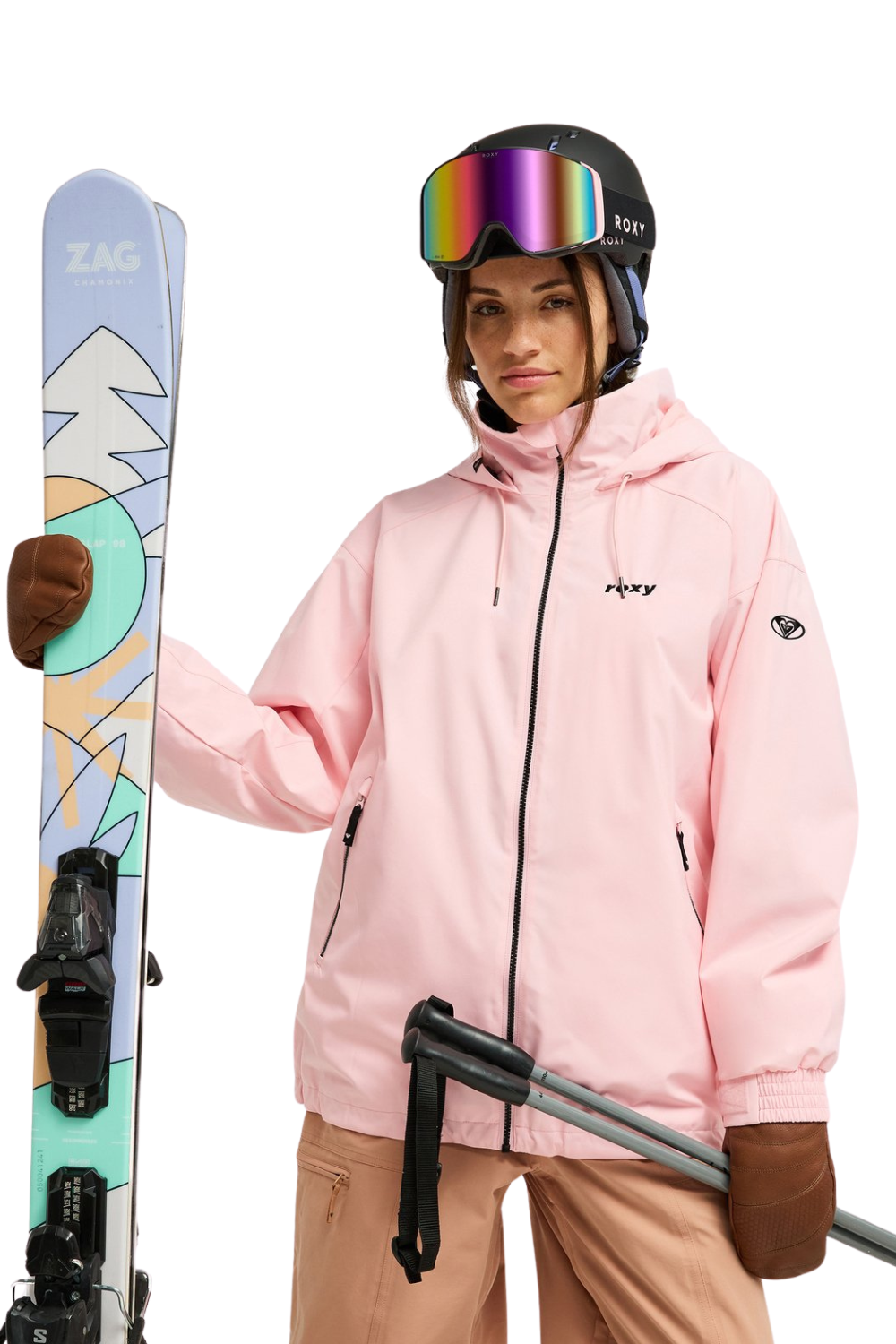 Roxy Landscape Womens TechnicalSki & Snowboard Jacket Rose Shadow