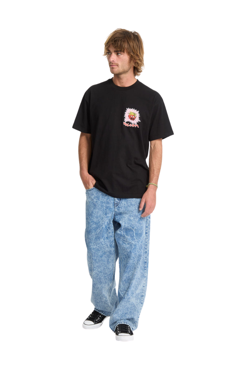 Volcom Chomp Chomp Short Sleeve T-Shirt Black