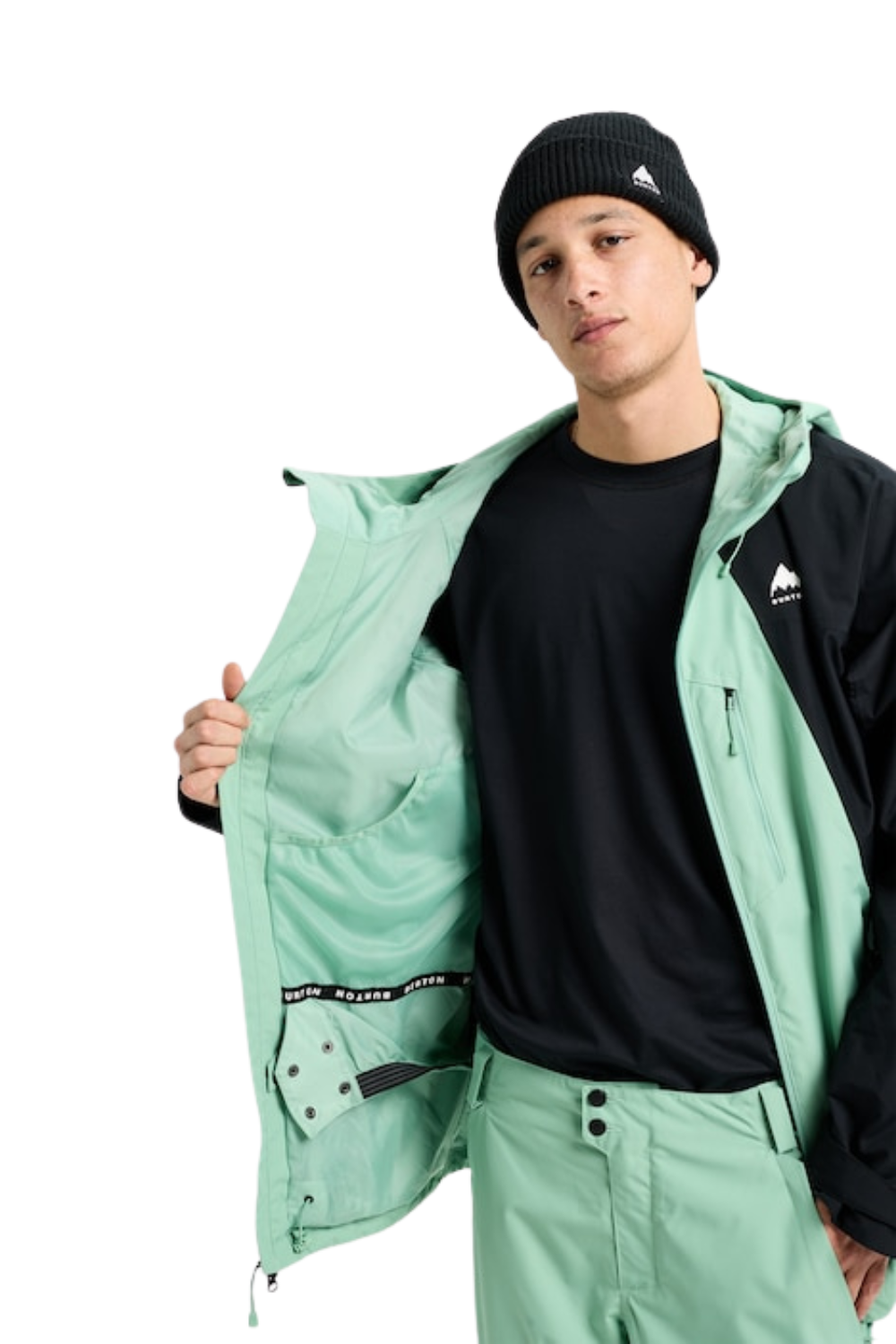 Burton Mens Reserve 2L Snow Shell Jacket Soft Sage/True Black