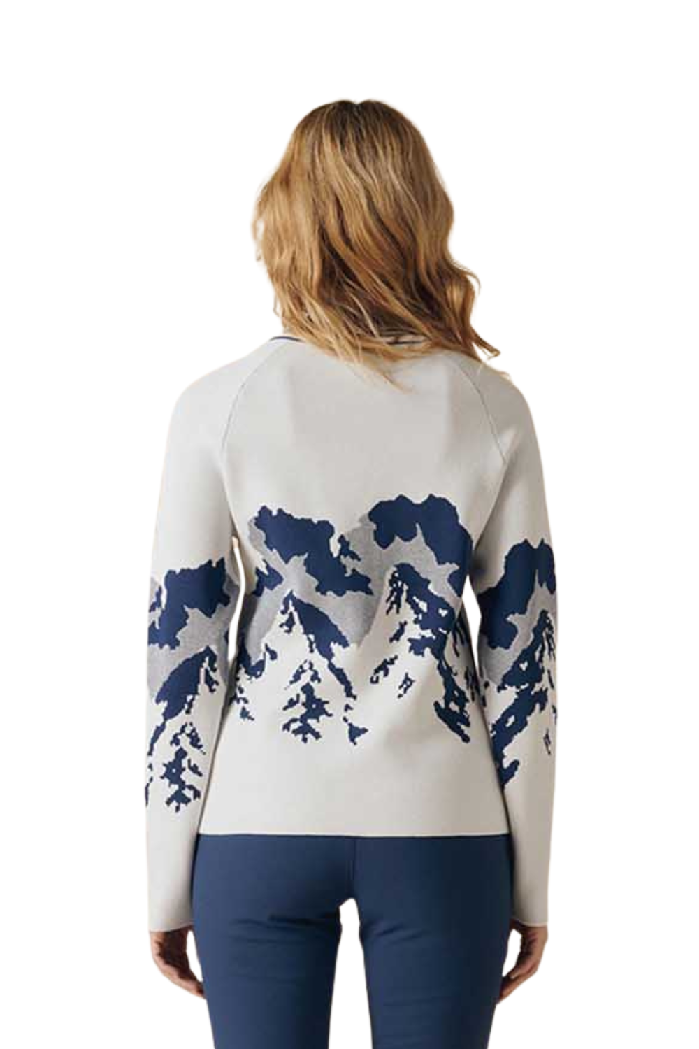 Poirve Blanc Ambre Womens Knit Pullover White