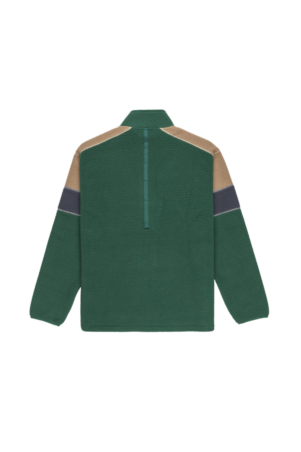 Quiksilver Mens Clean Coast Block Full Zip Fleece Trekking Green