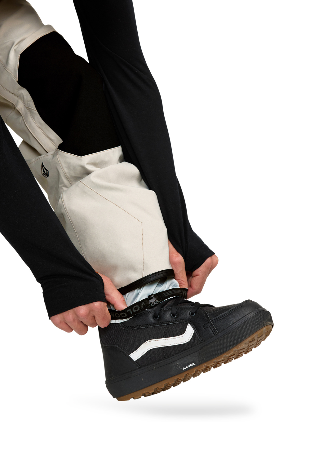 Volcom Roan Bib Overall Snow Pants Stone