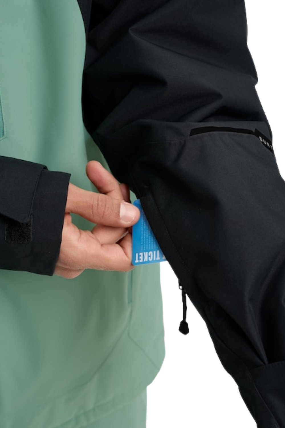 Burton Mens Reserve 2L Insulated Snow Jacket Soft Sage/True Black