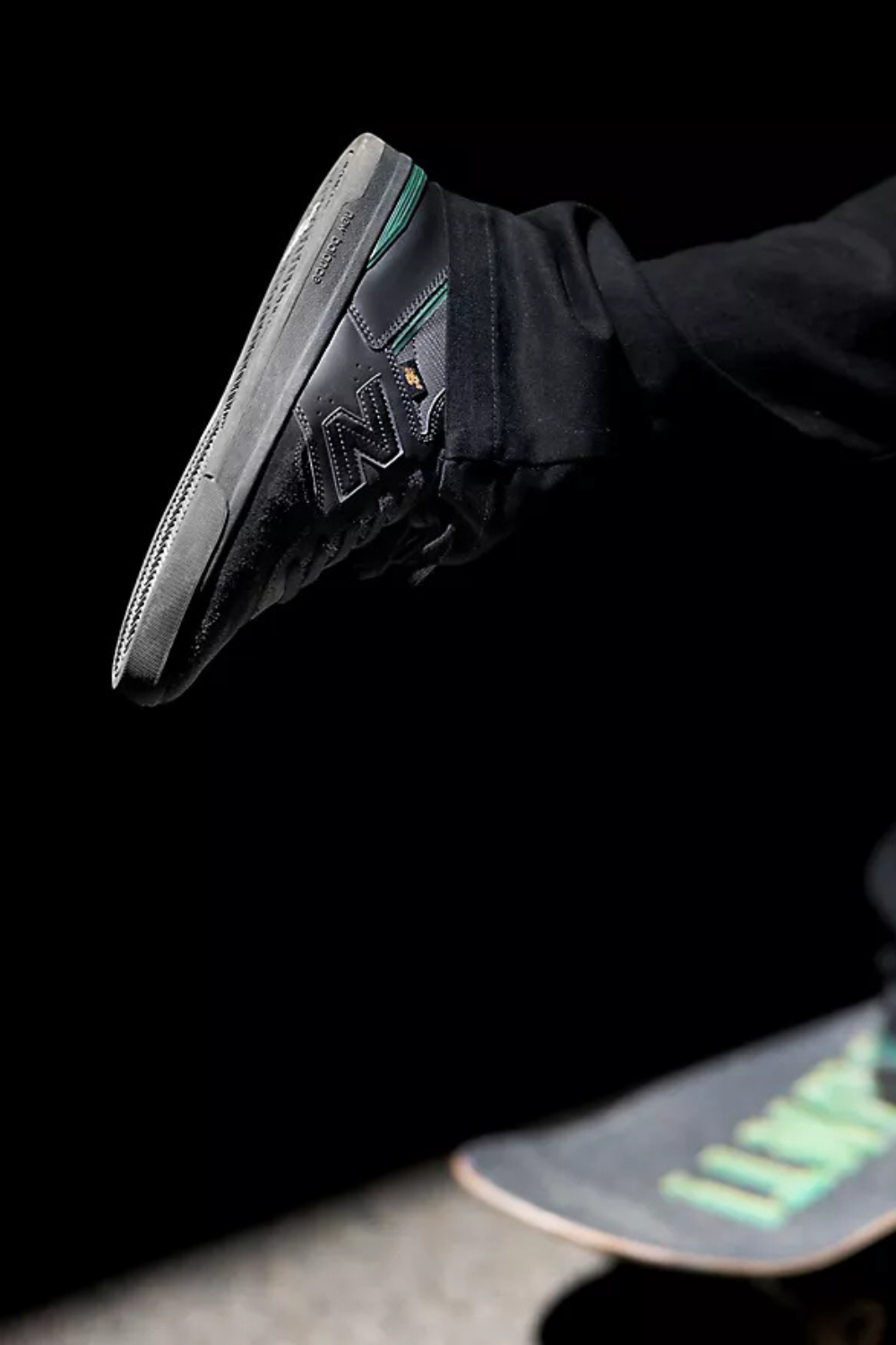 New Balance Numeric Jamie Foy 306 Cup Mens Shoes Black/Nightwatch Green