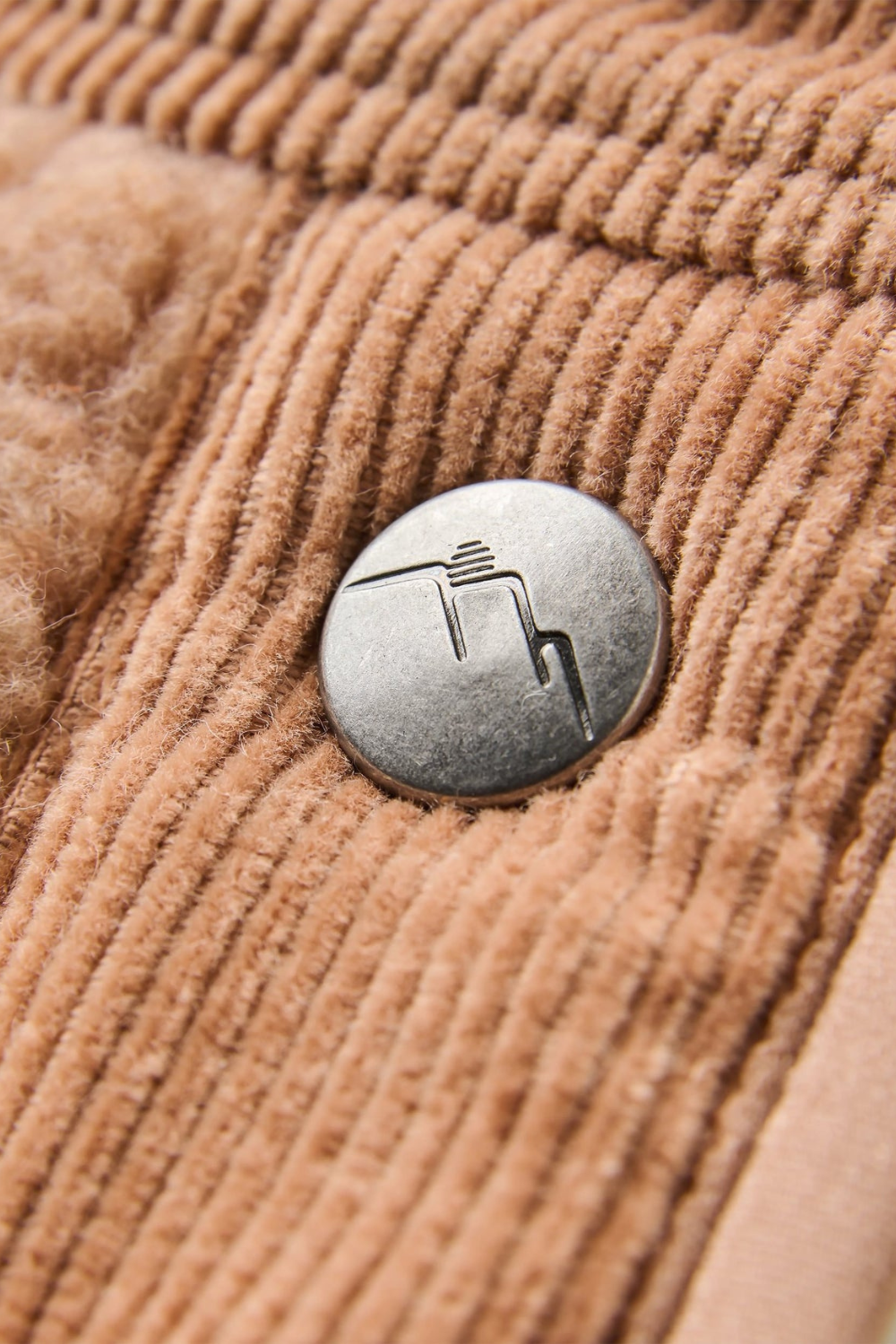 Passenger Clover Womens Recycled Sherpa Fleece Sun Patch Simply Taupe