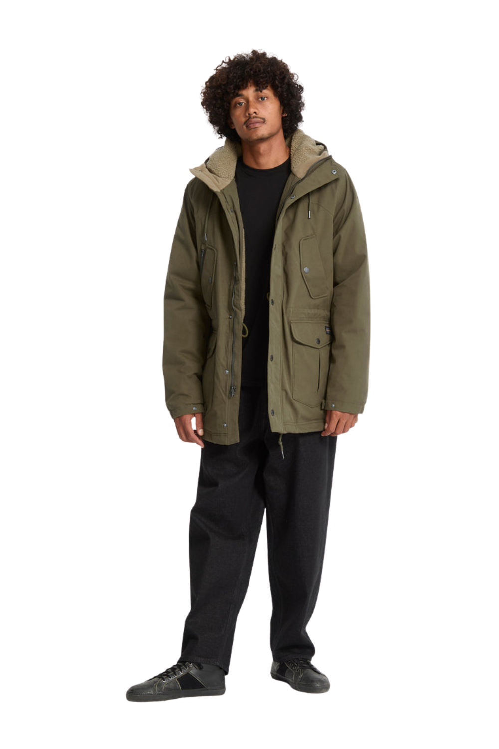 Volcom Starget 5K Parka Jacket Military