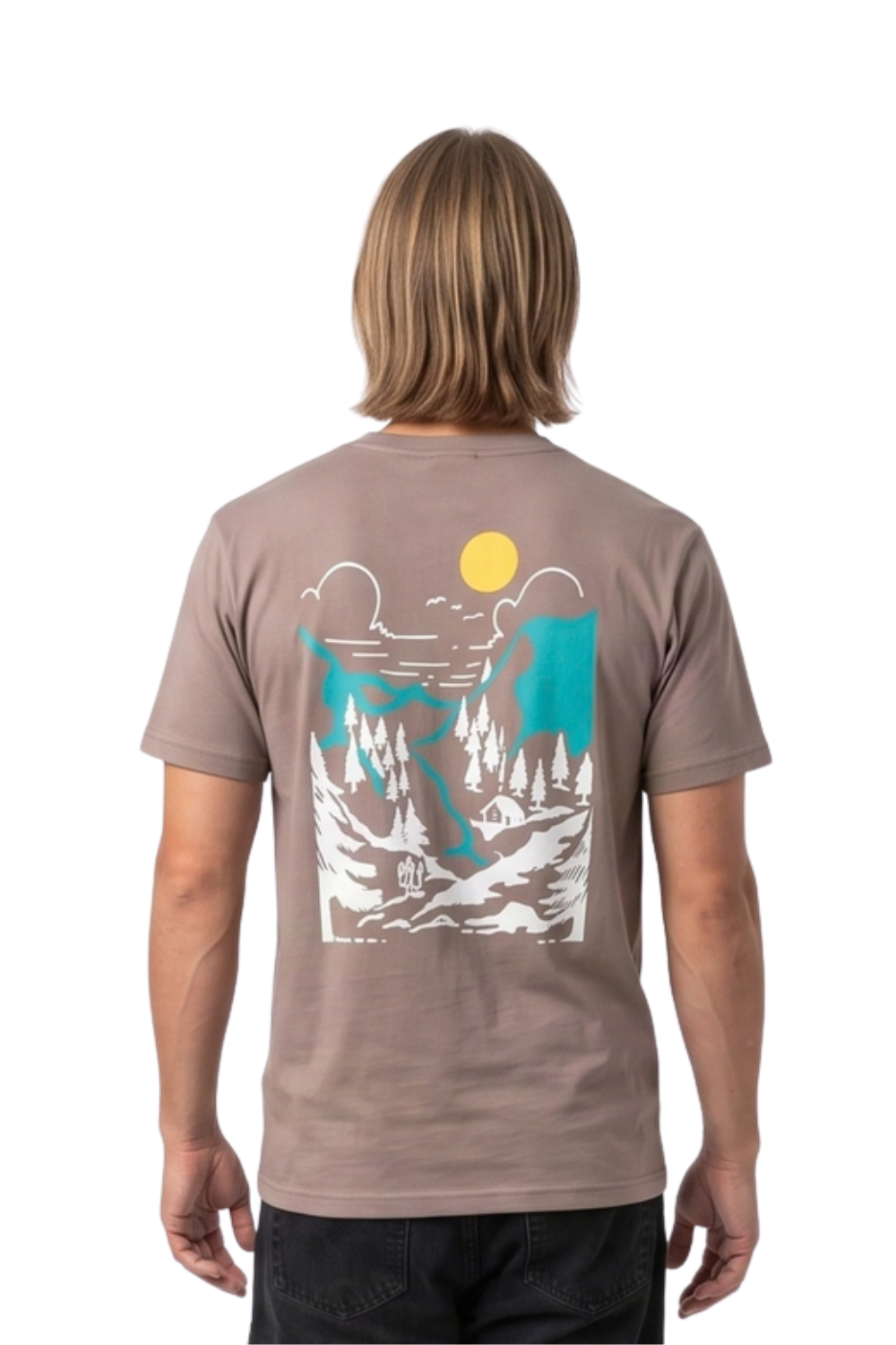 BamBooBay Tours Mens T-Shirt Taupe