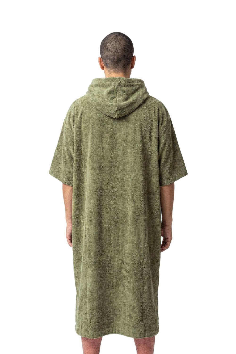 Tiki Adults Hooded Change Robe Burnt Olive