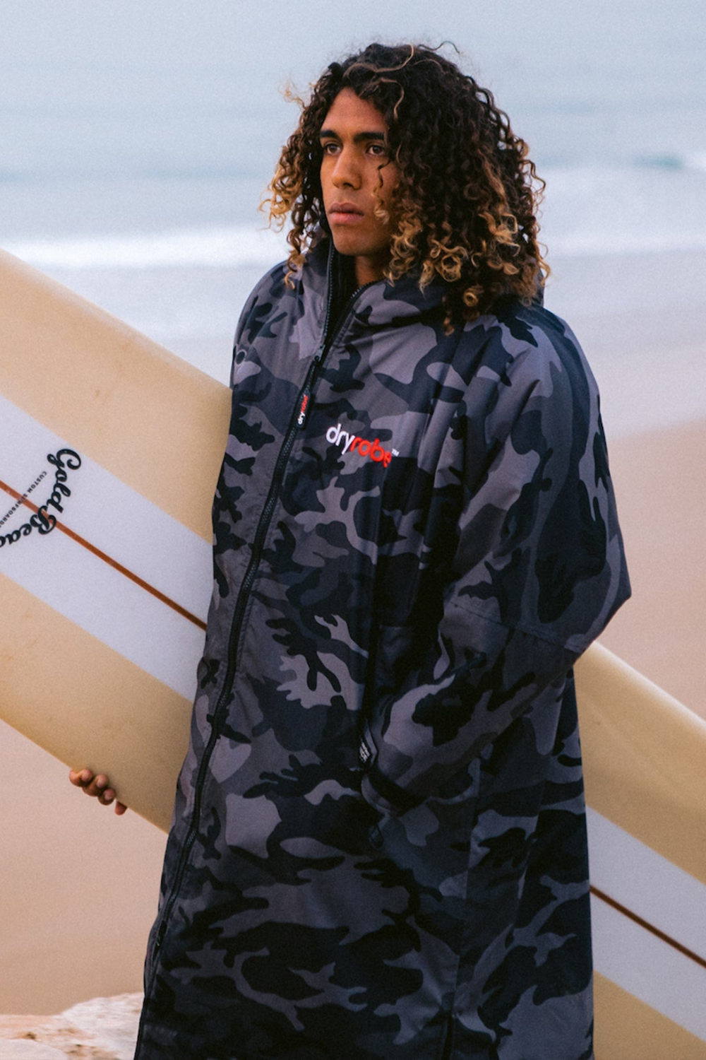 Dryrobe Advance Long Sleeve Changing Robe Black Camo/Black