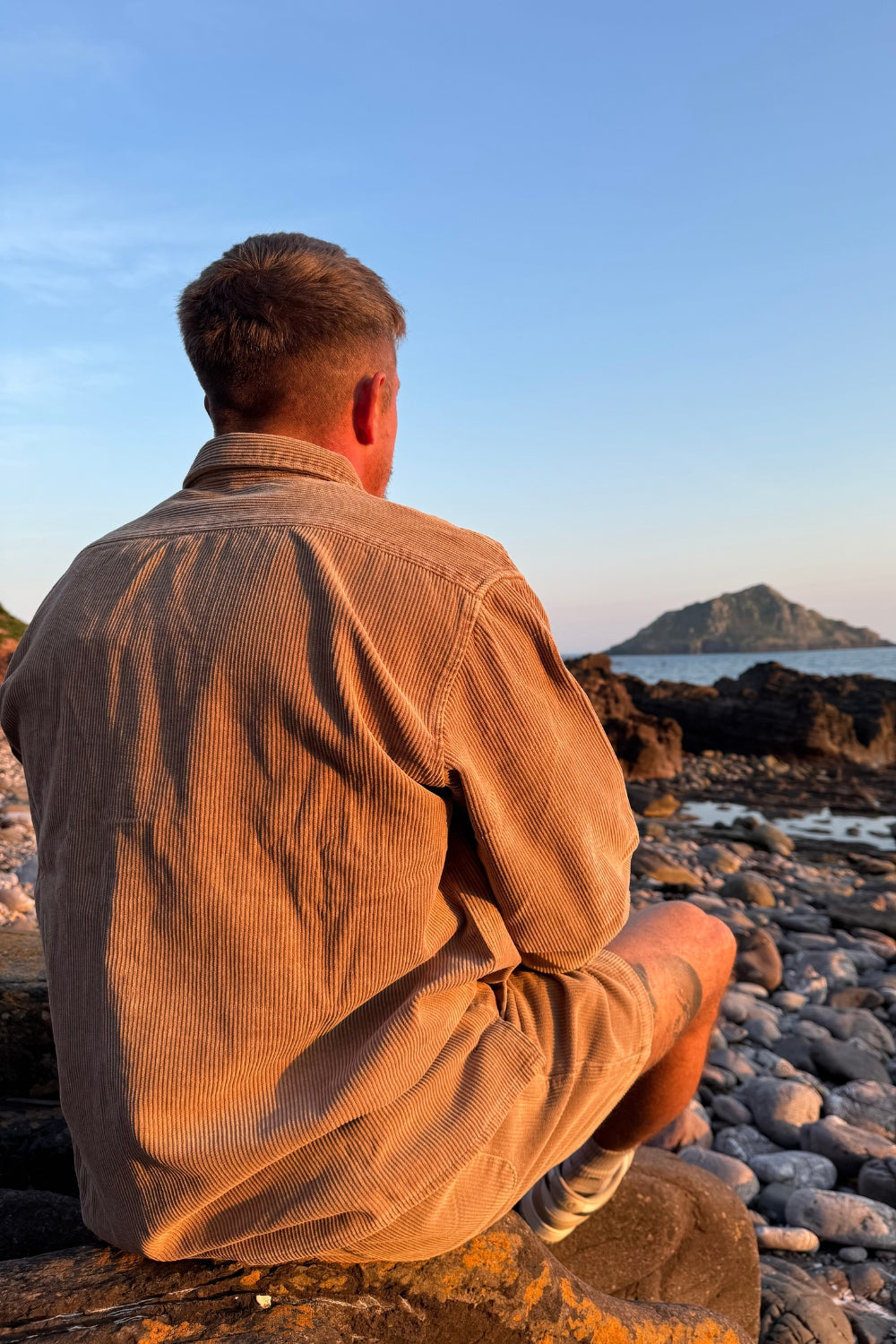 BamBooBay Chill Cord Long Sleeve Shirt Mushroom