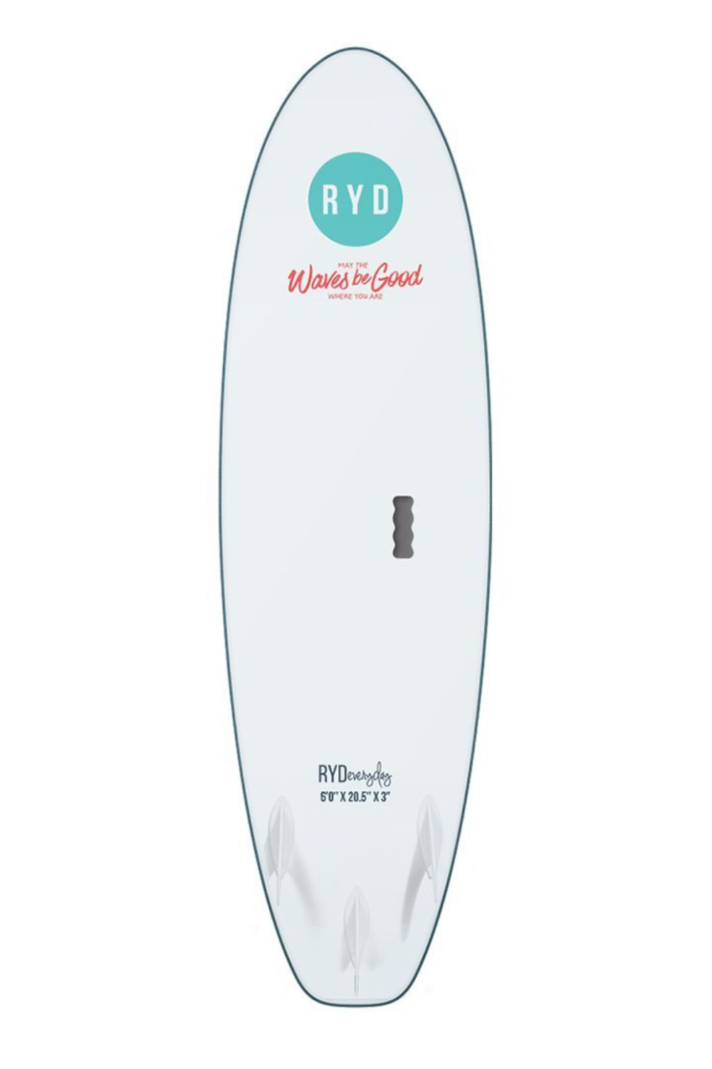 RYD Everyday Soft Top Surfboard Deep Blue