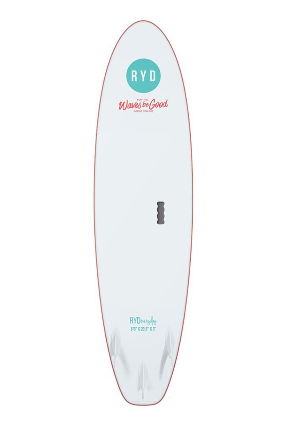 RYD Everyday Soft Top Surfboard Coral