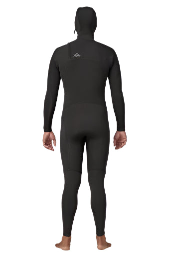 Patagonia Mens R4 Regulator FZ Hooded Wetsuit Black