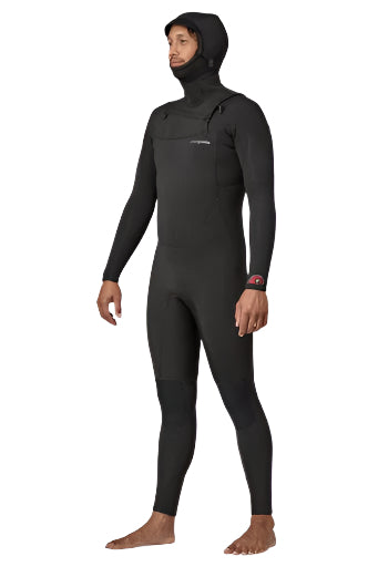 Patagonia Mens R4 Regulator FZ Hooded Wetsuit Black
