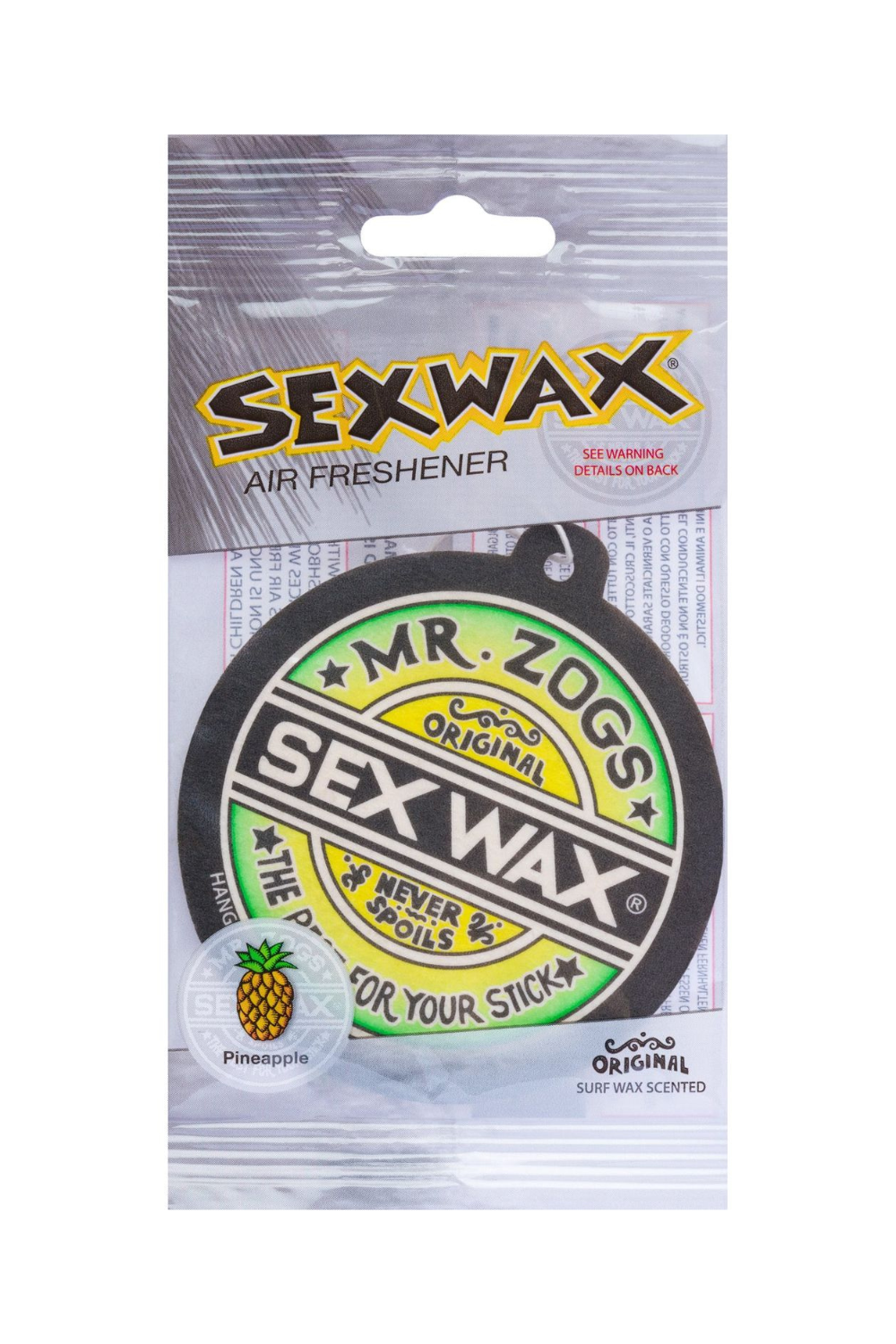 Mr Zogs Sex Wax Air Freshener Pineapple