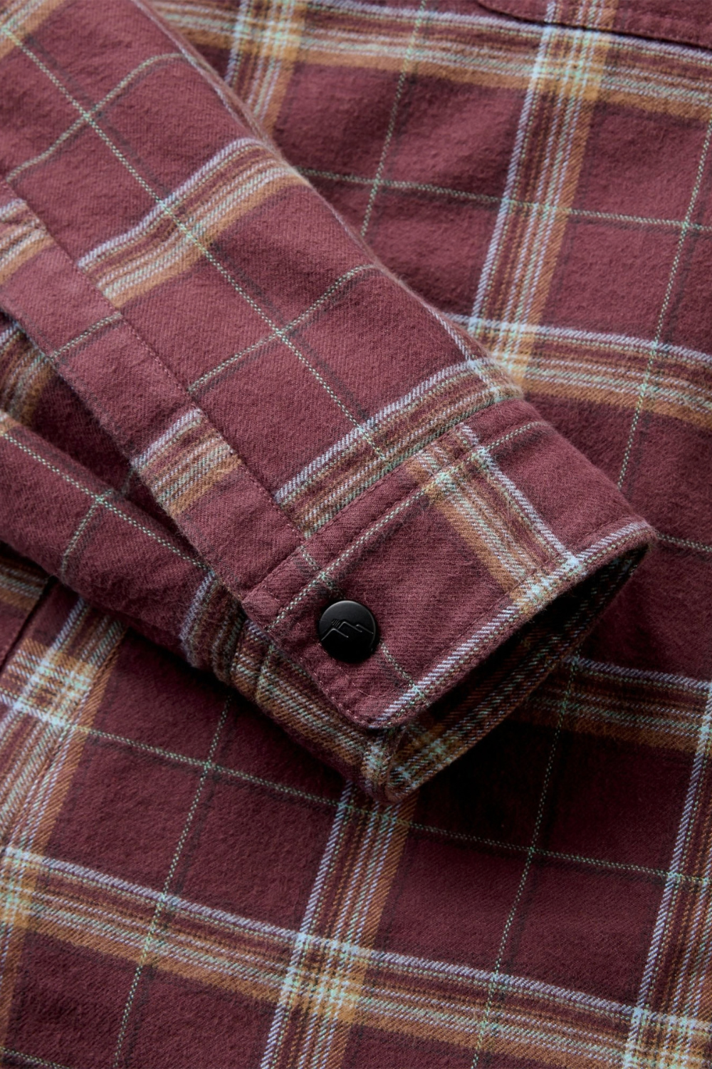 Passenger Kodiak Mens Sherpa Lined Overshirt Brambleberry Check