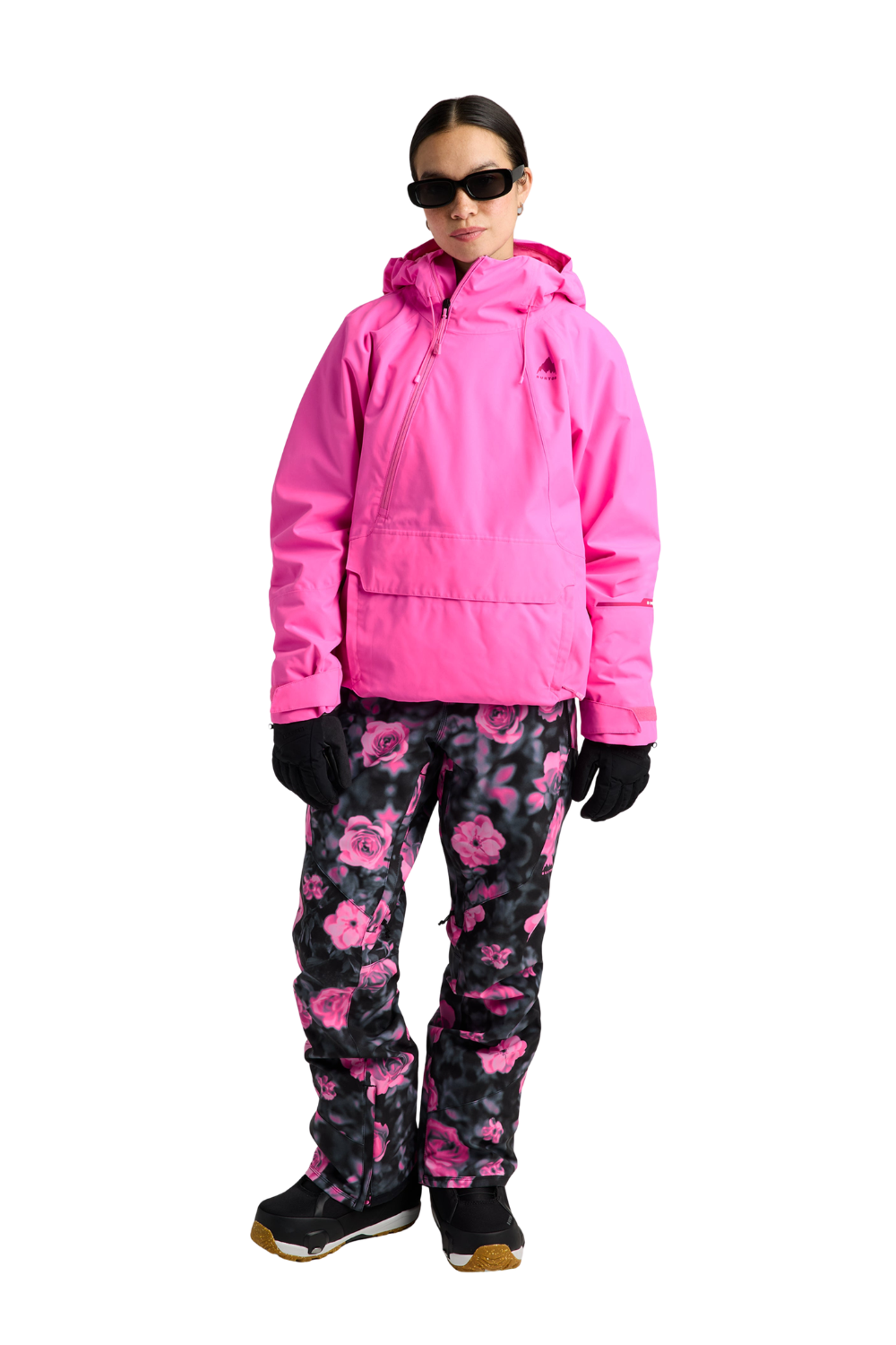 Burton Reserve 2L Womens Relaxed Anorak Technical Jacket Shockwave Pink