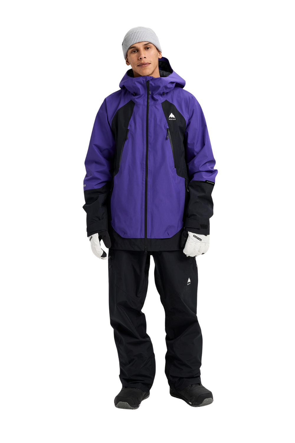 Burton Mens Reserve Gore-Tex 2L Shell Snow Jacket Prism Violet/True Black