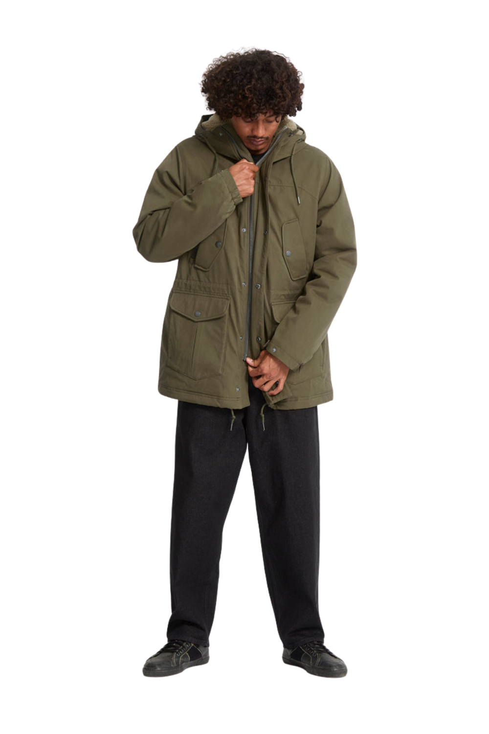 Volcom Starget 5K Parka Jacket Military