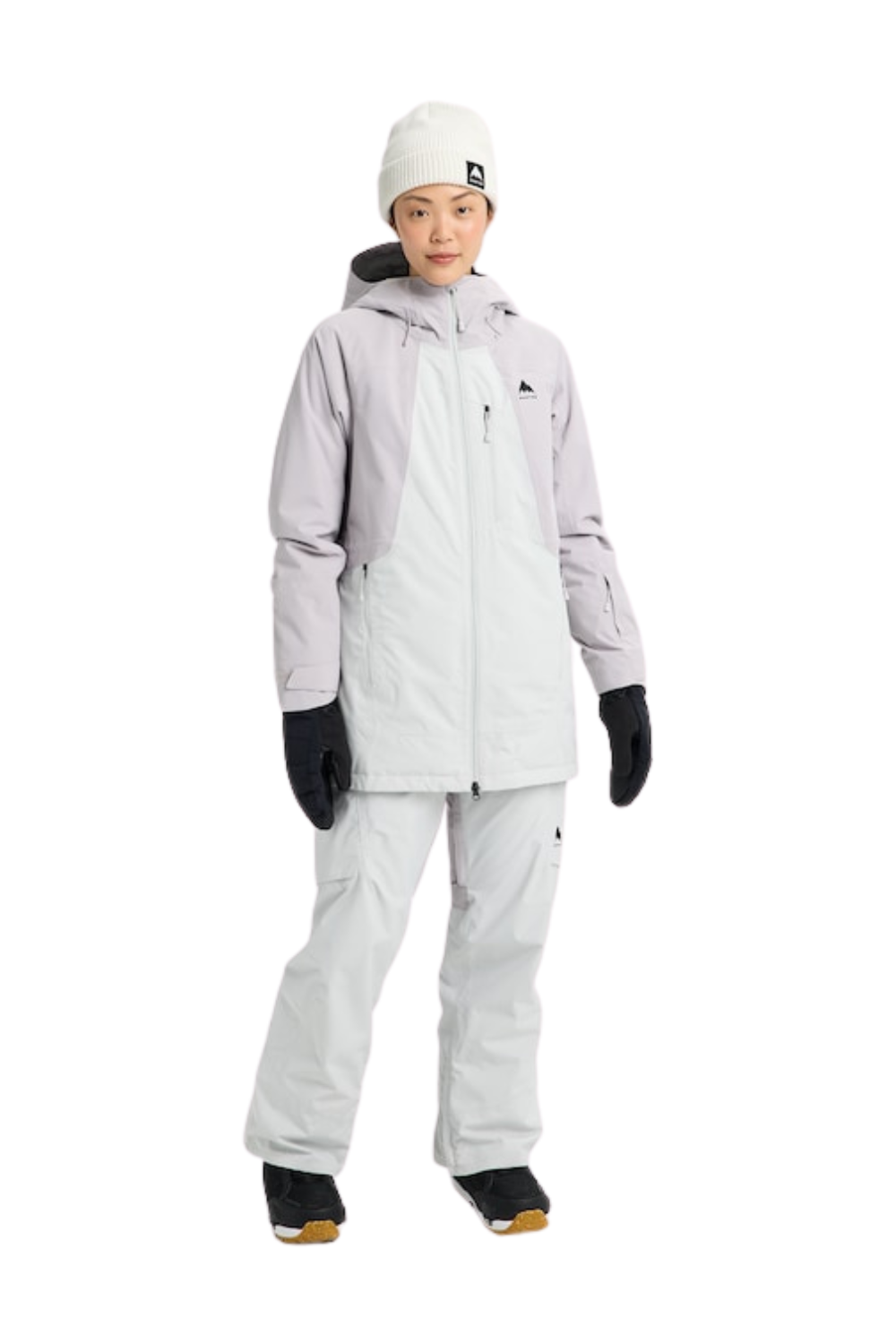 Burton Womens Reserve 2L Insulated Snow Jacket Washed Lavender/Gray Cloud