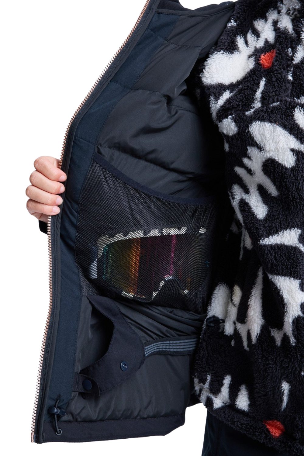 Roxy Womens Snowyhill 10K Puffy Technical Snow Jacket True Black